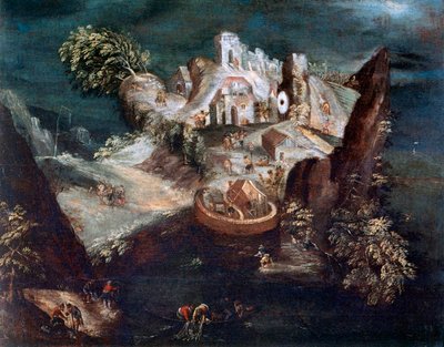 拟人化景观，c1613-1650 作者 马特乌斯·梅里安
