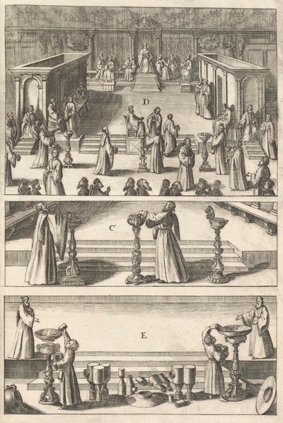 源自“ topographie Italian”的盘子，1688年 作者 马特乌斯·梅里安
