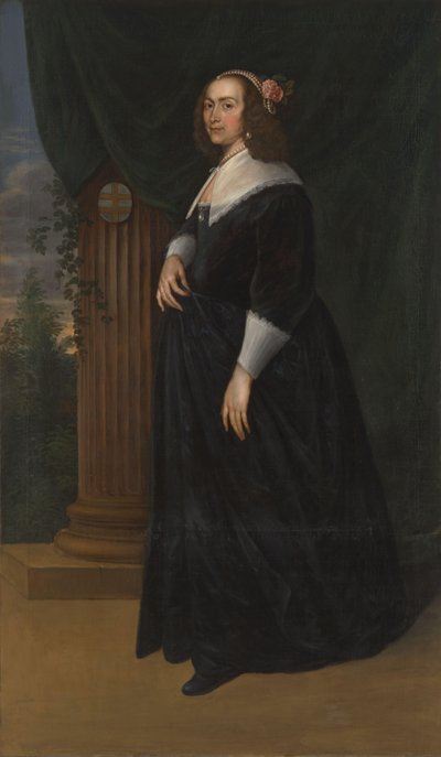 玛丽亚·哈特曼德·德·卡斯特（Maria Hartmansdr de Custer）（e）。 威廉·凯廷的妻子 作者 匿名（拒绝归属）