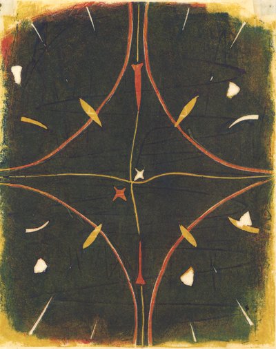 Mandala Débordé，2012 年（线刻画） 作者 马修·希尔顿