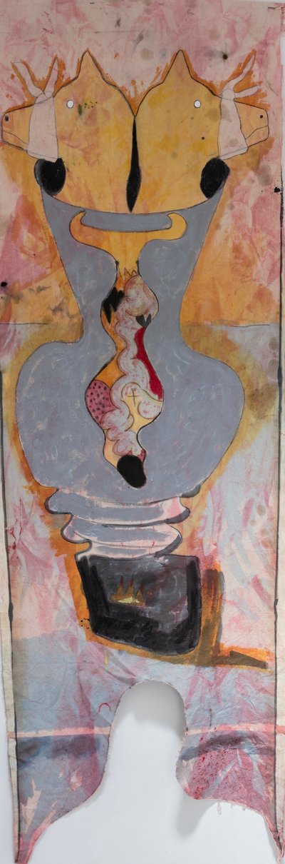 Mariage Pour Tous》，2018 年（混合画布） 作者 马修·希尔顿