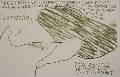 她带着同性恋来了，2009 年（石版画） 作者 马修·希尔顿