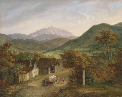 马蒂亚斯-鲁道夫-托马 1860 年的施尼贝格景色 作者 马蒂亚斯·鲁道夫·托玛