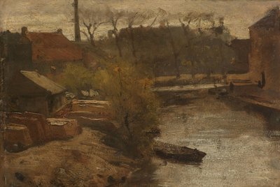 海牙西北部的布伊特宁塞尔（Buitenensingel 作者 马蒂斯·马里斯（Matthijs Maris）