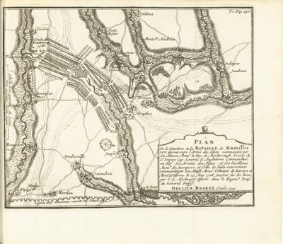 Slag bij Ramillies，1706 年
Plan de la Ville Chateau et Fort de Huy assiegez par les Armees de S.A.E. de Baviere & du Marechal de Villeroy le 26 May 1705（标题见实物） 作者 Matthij 的游泳池（可能）