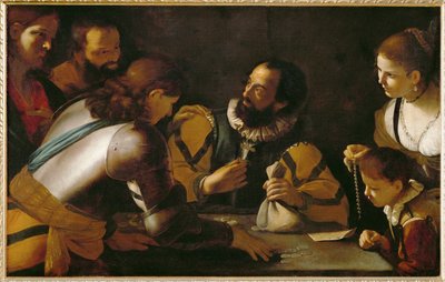 马修的召唤》，1650 年前（布面油画） 作者 马蒂亚 (1613 99) 普雷蒂