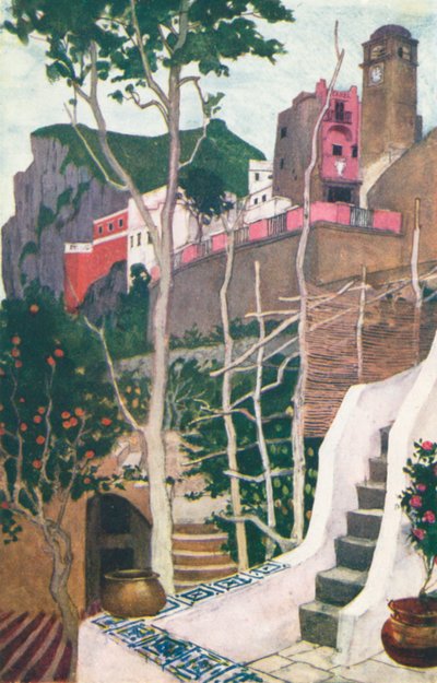 卡普里大门（彩色印刷版） 作者 莫里斯（后）格里芬哈根（Greiffenhagen）