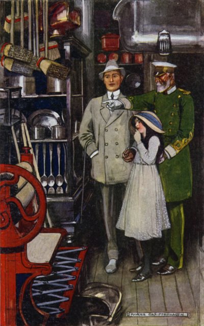 巴格达之行：Top Flat Ironmongery Department（彩色石版画） 作者 莫里斯（后）格里芬哈根（Greiffenhagen）