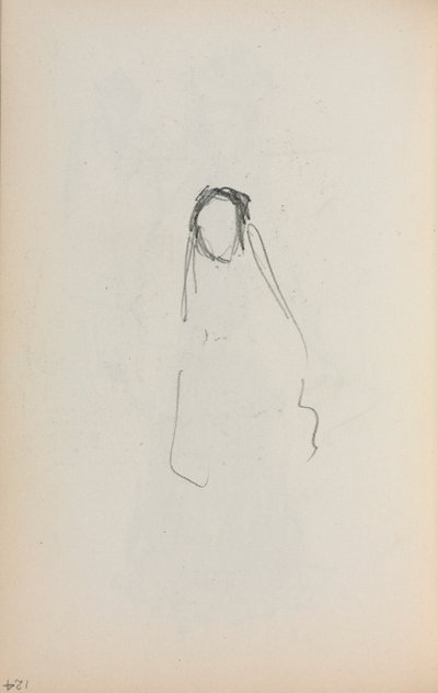 意大利素描本：第1898-1899页，第124页。 作者 莫里斯·巴西·普伦德加斯特