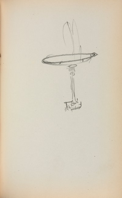 意大利素描本：喷泉第145页，1898-1899年。 作者 莫里斯·巴西·普伦德加斯特