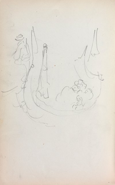意大利素描本：缆车，第1898-1899页，第35页。 作者 莫里斯·巴西·普伦德加斯特