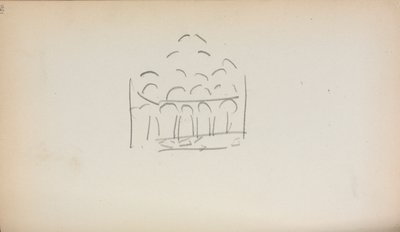 意大利速写本：San Marco，第186页，1898-1899年。 作者 莫里斯·巴西·普伦德加斯特