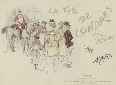火星伦敦生活的插图 作者 Maurice Charles Mathieu Bonvoisin