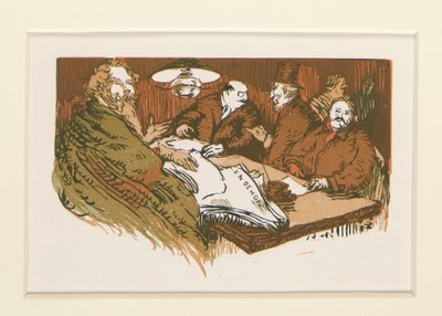 Les camelots de la Pensee》，插图，第 47 页。 作者 莫里斯·德尔库特（Maurice Delcourt）