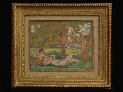 秋天的野蛮人或在苹果树下 作者 莫里斯·丹尼斯（Maurice Denis）