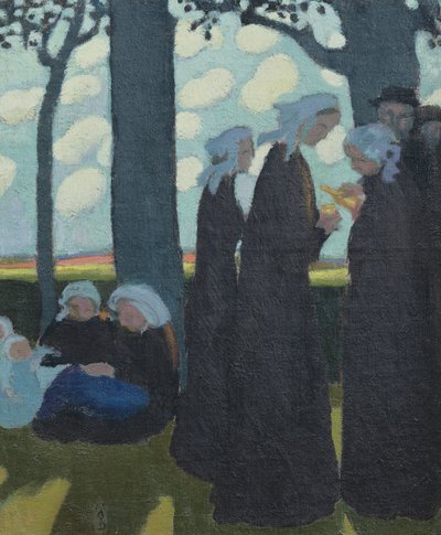 晚上在Binic附近，c.1895 作者 莫里斯·丹尼斯（Maurice Denis）