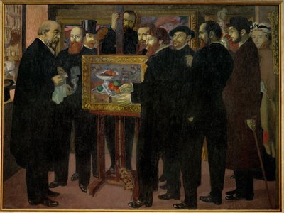 向塞尚致敬 作者 莫里斯·丹尼斯（Maurice Denis）