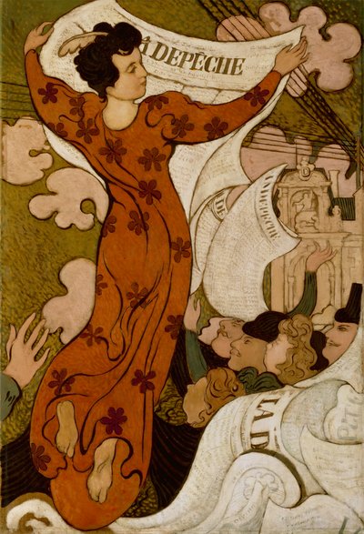 LaDepêchede Toulouse，1892年 作者 莫里斯·丹尼斯（Maurice Denis）