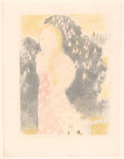 花丛前的女孩
Les crépuscules ont une douceur（作品名称）
爱的表现（系列名称）
爱（系列名称） 作者 莫里斯·丹尼斯（Maurice Denis）