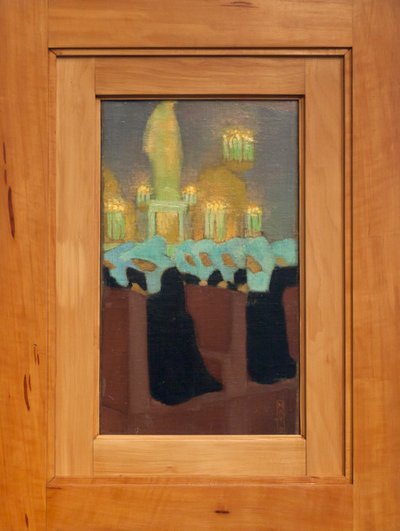 晨间弥撒（修女祈祷会） 作者 莫里斯·丹尼斯（Maurice Denis）
