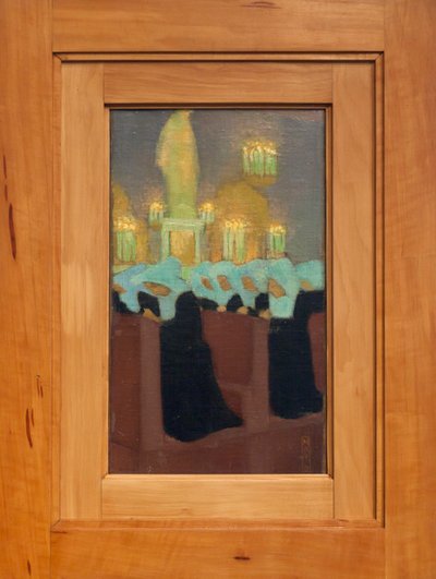 早晨弥撒（修女们祈祷） 作者 莫里斯·丹尼斯（Maurice Denis）