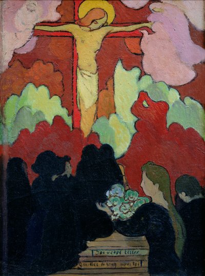 在加略山的奉献，c.1890（布面油画） 作者 莫里斯·丹尼斯（Maurice Denis）