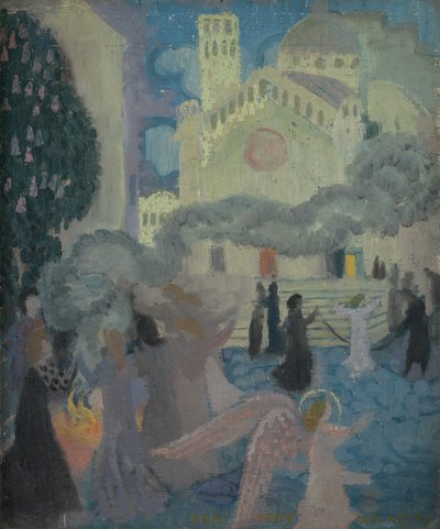 Penitentiam Agite, 约1896年（板上油画） 作者 莫里斯·丹尼斯（Maurice Denis）