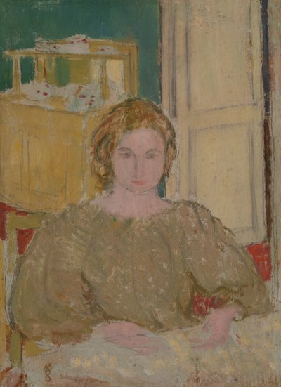 玛莎画象用开放手，c.1894-95 作者 Maurice Denis