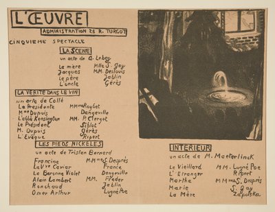 L 戏剧节目 作者 莫里斯·丹尼斯（Maurice Denis）