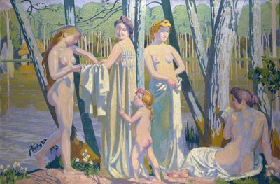 浴场 作者 莫里斯·丹尼斯（Maurice Denis）