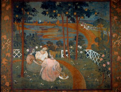 Maurice Denis (1870-1943) 1898 年的挂毯骑士项目日 作者 莫里斯·丹尼斯（Maurice Denis）