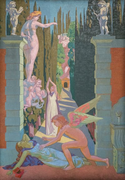 赛琪的故事》，第四部分。维纳斯的复仇 作者 莫里斯·丹尼斯（Maurice Denis）
