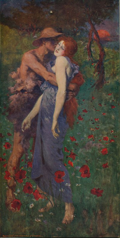 田园诗，1891，c1915 作者 莫里斯·格里芬哈根（Maurice Greiffenhagen）