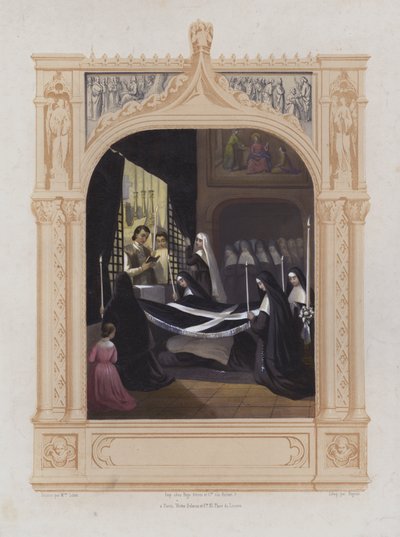 Admission to holy orders (aquatint) 作者 莫里斯·勒卢瓦（Maurice Leloir）