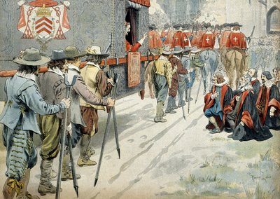 法国历史：1642年，黎塞留红衣主教 作者 莫里斯·勒卢瓦（Maurice Leloir）