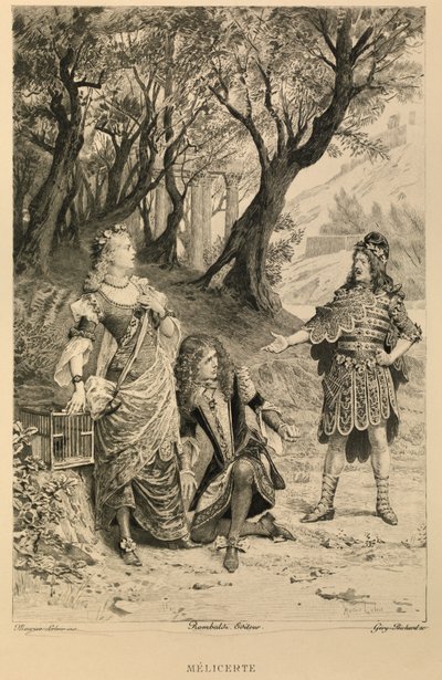 Melicerte de Moliere 作者 莫里斯·勒卢瓦（Maurice Leloir）