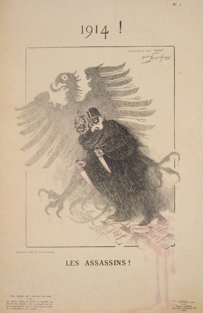1914!刺客(石版画） 作者 莫里斯·路易斯·亨利·诺伊蒙特
