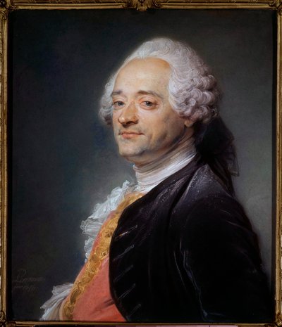 画家Maurice Quentin Delatour dit Quentin De La Tour ou Quentin De Latour (1704-1788) 粉彩画 Jean-Baptiste Perroneau (Jean Baptiste Perronneau) (1715-1783) 1750 Dim 0,56x0,48 m 圣昆廷，Lecuyer博物馆 - 画家的肖像。 作者 莫里斯·昆汀·德拉图尔