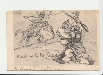 Postcard, Satirical in N & B 作者 莫里斯·拉迪格（Maurice Radiguet）