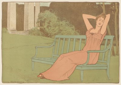科琳娜，1897年。 作者 莫里斯·雷尼尔·杜马