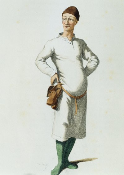 莫里斯-桑（1823-1889）的《Meneghino》。 作者 莫里斯·桑德