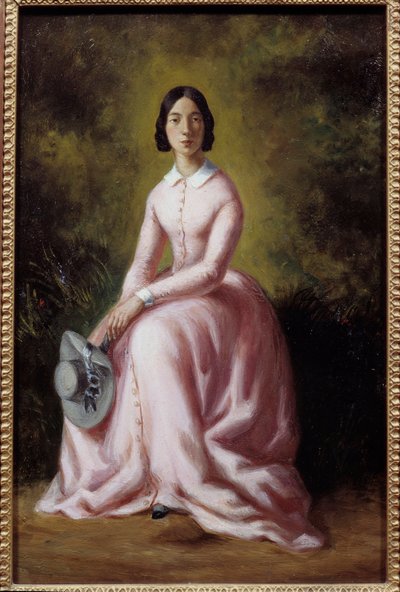 歌手宝琳·维亚多 (Pauline Viardot) 的肖像 (1821-1910) 莫里斯·桑 (1823-1889) 的绘画 19 世纪巴黎，浪漫生活博物馆 - 歌手宝琳·维亚尔多 (Pauline Viardot) 的肖像 (1821-1910)。 莫里斯·桑 (1823-1889) 的绘画 作者 莫里斯·桑德