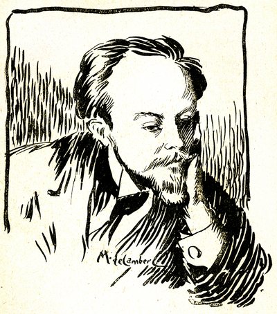 古斯塔夫-勒鲁瓦，约 1899 年（木板雕刻） 作者 莫里斯·沃尔特·埃德蒙·德·兰伯特