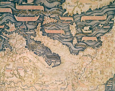 卡马尔多莱僧侣 Fra Mauro 绘制的世界地图 作者 毛罗·弗拉