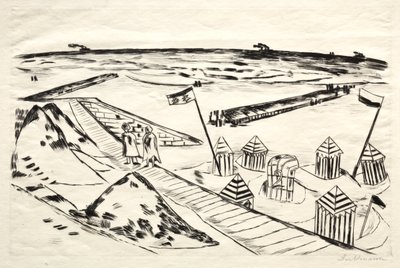 海滩 作者 马克斯·贝克曼