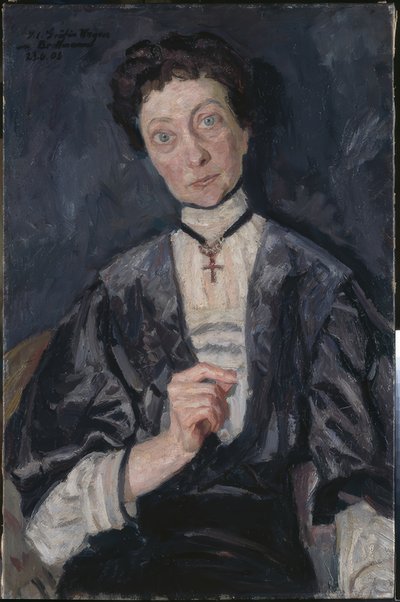S.vom Hagen伯爵夫人的画像 作者 马克斯·贝克曼