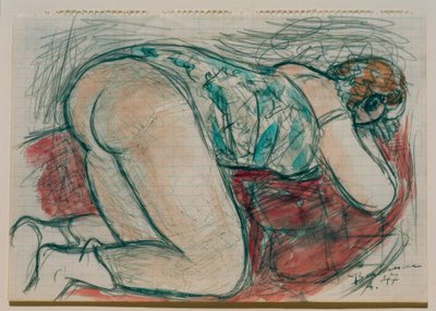 半裸体 作者 Max Beckmann