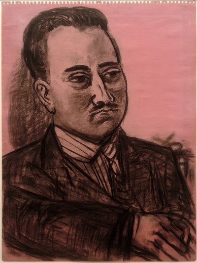 肯尼斯-E.的画像赫德森 作者 马克斯·贝克曼