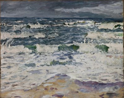 海景，约 1907 年（布面油画） 作者 马克斯·贝克曼