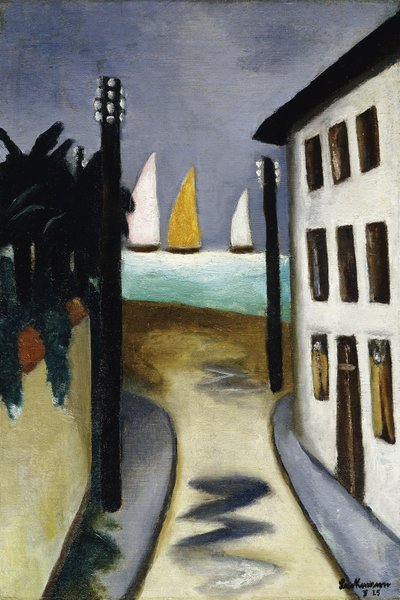 小景观，维亚雷焦； Kleine Landschaft, 维亚雷焦 作者 马克斯·贝克曼